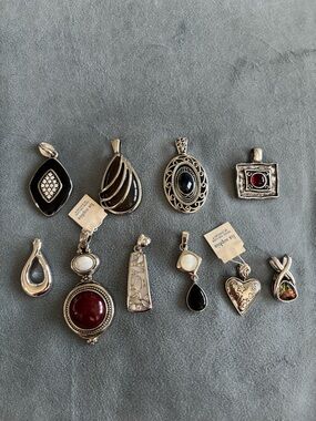 Lia Sophia Silver Charm Collection. 10 pieces